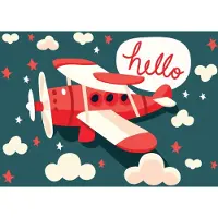 Bluebird Puzzle Enfants Hello in the Sky - 24 pièces Jouets éducatifs