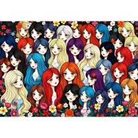 Alipson Puzzle Damen Secret Garden - 1000 pièces jeu de puzzle