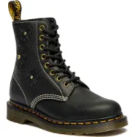 Dr. Martens Bottines à lacets '1460 Pascal Flower' noir