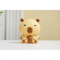 Itotal Capybara-18 × 15 × 12.5 Cm Lamp Jaune Enfants