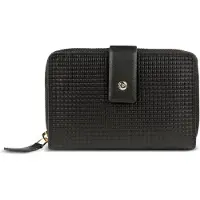 Bugatti porte-monnaie Noemi Lady Zip Around Wallet Black noir