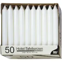 Papstar Bougies de table (50x)