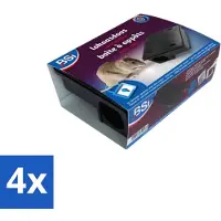 OEM Boîtes d'appât pour rats XL, lot de 4, 24 x 19 x 9,5 cm