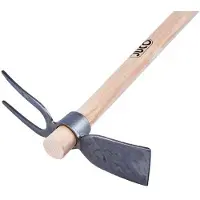 Juco Houe à trois dents Juco, cultivateur en acier inoxydable, râteau à main, accessoire de jardinage