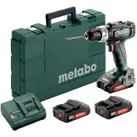 Metabo Perceuse-visseuse à percussion sans fil SB 18 L Set (602317540) ; metaBOX 145