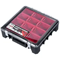 Un Group orghd400czapg001 HD Organiser 400 ArtPlast - Small notebook box 12 boxes Magasin couvercle transparent amovible, multicolore,
