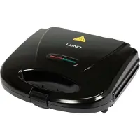LUND Opiekacz 750w, Płyta Grillowa, Czarny, Machine à panini, Noir