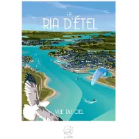 La Loutre Puzzle La RIA D'ETEL vue du Ciel - 1000 pièces