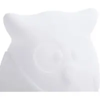 LINDBY Lampe de table LED rechargeable Errol, blanche, hibou, IP54, RGBW