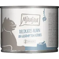 MjAMjAM Nourriture humide - Boîte Adult Cat - Poulet et potiron - 6 x 200 g