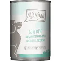 MjAMjAM Nourriture humide - Boîte Adult Dog - Dinde, riz et courgette - 6 x 400 g