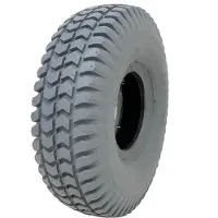 Wanda Tyre 260x85 Mobility Scooter tyre 3.00x4 block tire grey non marking pumped 1pc
