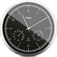 Mebus 19777 Horloge murale radiocommandée avec thermo-hygromètre