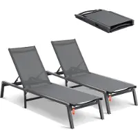 Vevor Chaise longue jardin extérieur