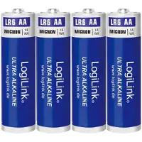 Logilink Ultra Power Pile alcaline Mignon AA LR6 1.5V (blister de 4)