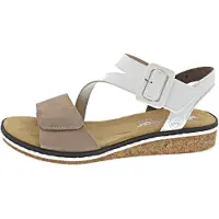 Rieker Sandales 'Sandalen mit Klettverschluss Montreux' blanc