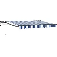 vidaXL Store à bras articulés manuel avec LED, 3 x 2,5 m