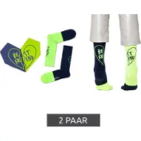 Happy socks Lot de 2 paires de chaussettes Bestie Socks pour femmes, en coton, idéales pour tous les jours, présentées dans une boîte cadeau XBES02-6500 Vert/Noir