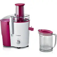 Bosch MES25C0 Centrifugeuse 700 W Cerise (fruit), Transparent, Blanc