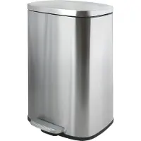 Spirella Poubelle , 30 litres, en acier inoxydable, avec bac intérieur "Akira", pour cuisine