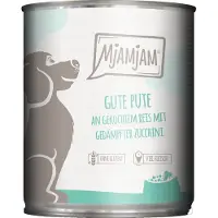 MjAMjAM Nourriture humide - Boîte Adult Dog - Dinde, riz et courgette - 6 x 800 g