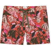 Schiesser Pantalon de pyjama ' Mix & Relax ' baie / rouge rouille / noir