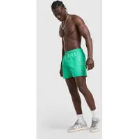 Emporio Armani Short de bain Side Logo - Vert, Vert