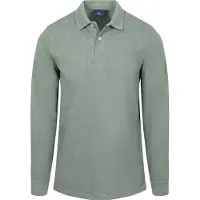 Steppin' Out Polo Piqué Manches Longues Classic Vert