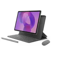 Lenovo Idea Tab 11 8GB 128GB Luna Grey + Pen + Bluetooth Silent mouse 305 Luna Grey + Clavier Folio pour Idea Tab Luna Grey AZERTY Processeur MediaTek Dimensity 6300 2,40 GHz , Android 15 ou version