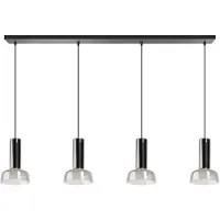 Eth Lampe suspendue Beal verre fumé 120cm
