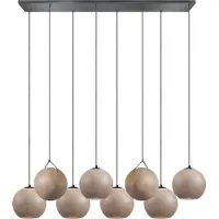 Eth Suspension 8 lumières Orb Saturn Droit avec un effet unique