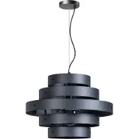 Eth Lampe suspendue noire Blagoon Ø 50 cm