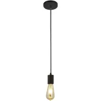 Searchlight Suspension, noir, H 150 cm, SQUIGGLE