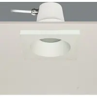 Artdelight Bados - spot encastré 1L - 95 x 95 mm , Ø 84 mm encastré - IP65 - blanc