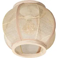 Eth Plafonnier Japandi Fabric couleur sable Ø 30cm