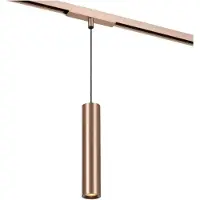 Lucide Lumière suspendue monophasée pour rail Linial Luxus Champagne