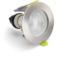Integral LED Evofire 72 - spot encastrable - Ø 72 mm, Ø 60 mm encastrement - IP65 - satiné nickel