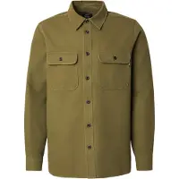 Vintage Industries Chemise manches longues de - Baron Shirt - S - M - pour Homme - olive - Taille M