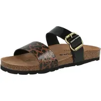 Pepe Jeans pour femme. PLS800003 Sandales Oban Eleven marron (36), Aucun, Casuel, Imprimé animal