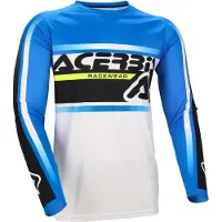 Acerbis - Maillot de motocross Linear Lugo - Bleu/Blanc - Taille M