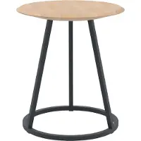 Harto Gustave Tabouret Natural Oak | Matte Slate Gray | 45 cm
