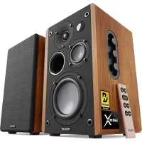 Majority D100 Enceinte bibliothèque Bluetooth - Puissance 100W - HDMI ARC & Optical Input - Design en bois