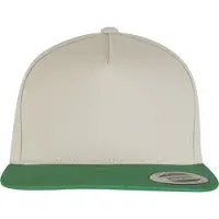 Flexfit Casquette 'Classic' beige clair / vert