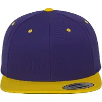 Flexfit Casquette citron vert / vert gazon / violet néon