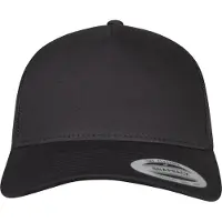 Flexfit Casquette '5-Panel Retro Trucker' greige / noir