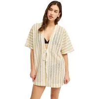 Roxy Moana Story Short Sleeve Kimono Gris XS-S Femme