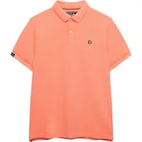Superdry Vintage Destroy Short Sleeve Polo Orange S Homme