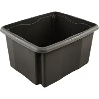 Keeeper 1018883300000 boîte de rangement "emil eco", 24 litres, graphite