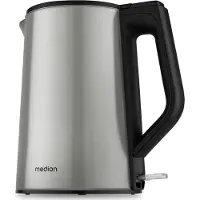 Medion Life MD12105 Wasserkocher silber, Bouilloire électrique, Argent