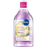 Nivea Luminous Skin Glow eau micellaire nettoyante pour une peau lumineuse 400 ml